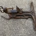Antique Cast Iron Hand Saw Sharpening File Vise Tool - Model 3-L *Damaged