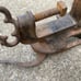 Antique Cast Iron Hand Saw Sharpening File Vise Tool - Model 3-L *Damaged
