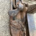 Antique Cast Iron Hand Saw Sharpening File Vise Tool - Model 3-L *Damaged