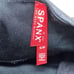 SPANX Legging Size Small Faux Leather Metallic Black Pants Stretch Mid-Rise