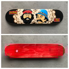 2010 Flip Tom Penny Cheech & Chong 7.75 Skateboard Deck Black