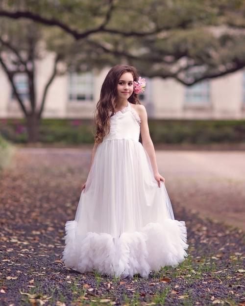 White Tulle Maxi Belle and Kai dress