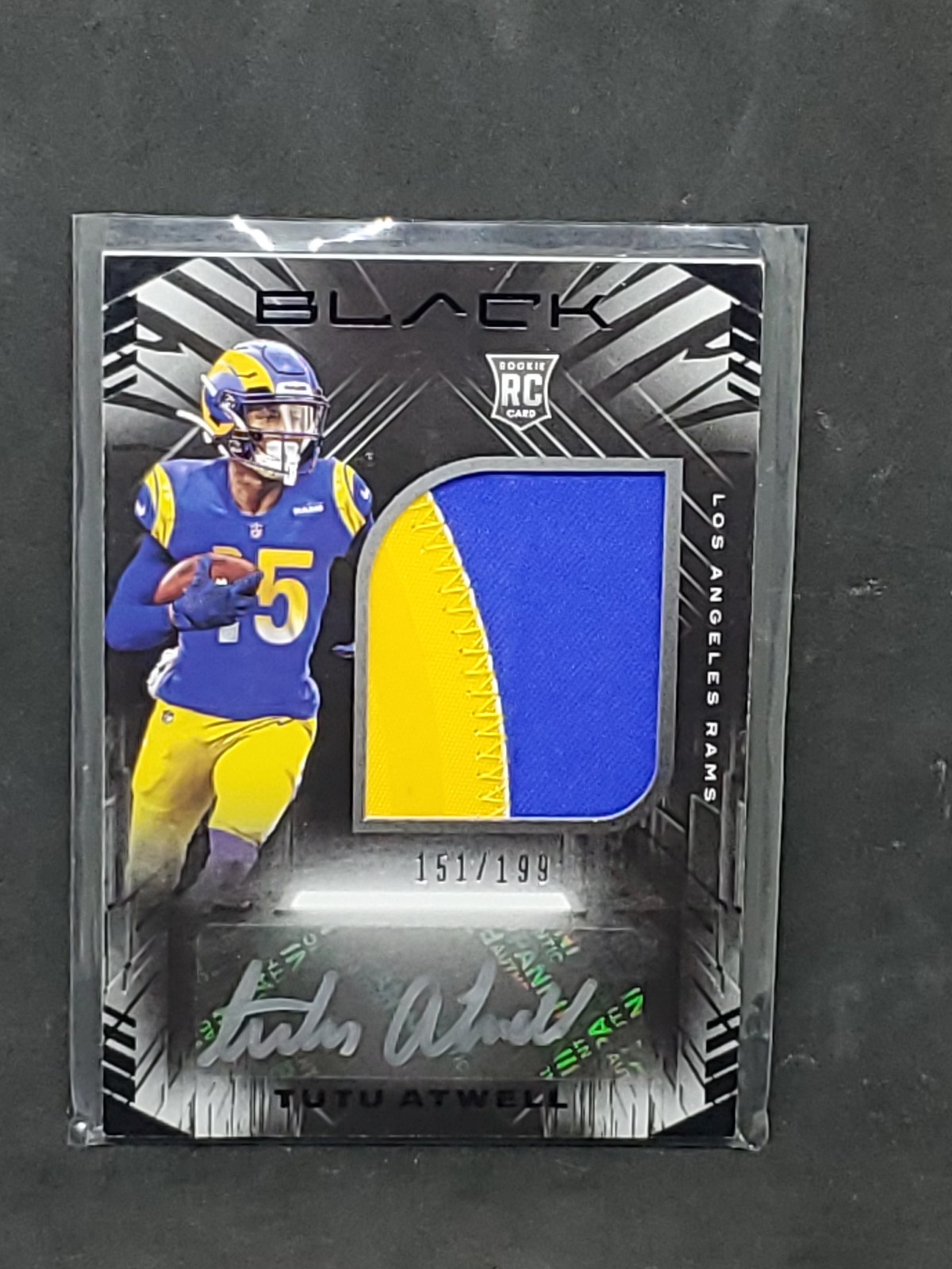 2021 Panini Black Tutu Atwell Los Angeles Rams