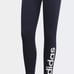 Adidas Trefoil Linear Logo Black Leggings size L NWT