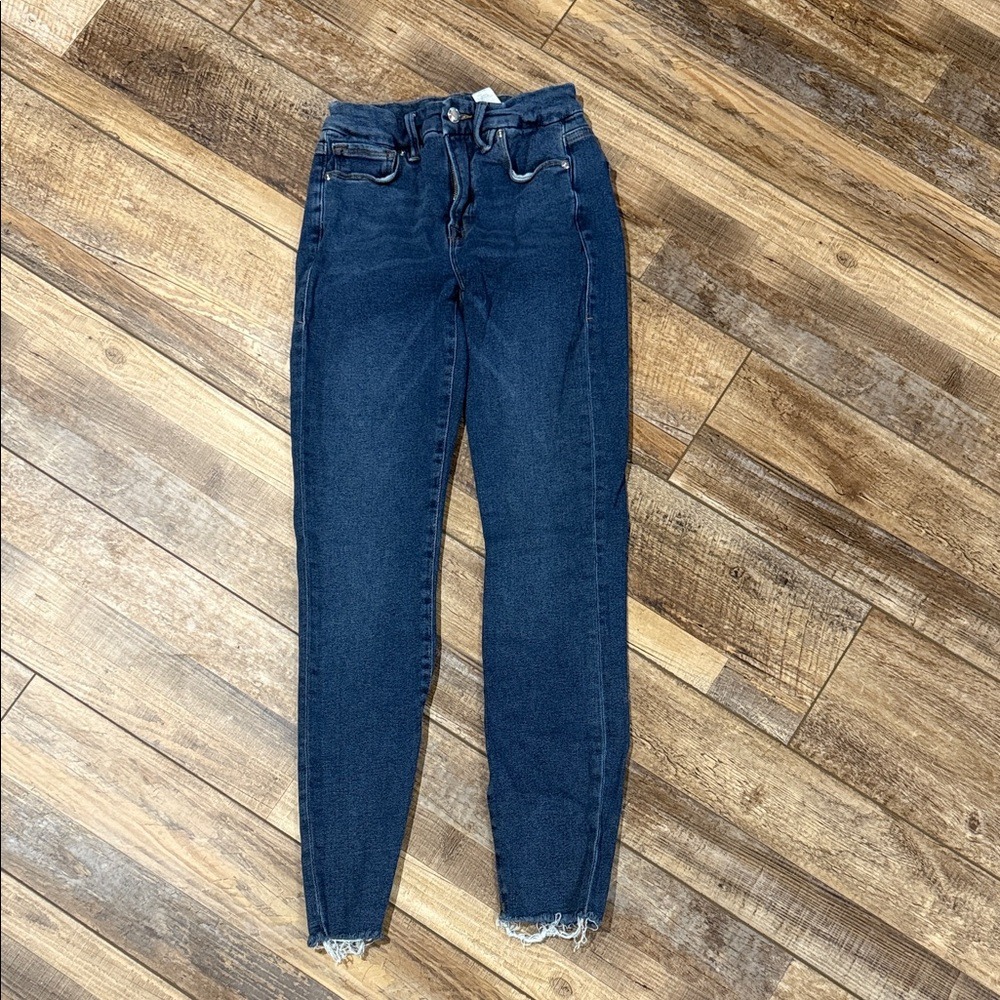 Good American Indigo Skinny Jeans