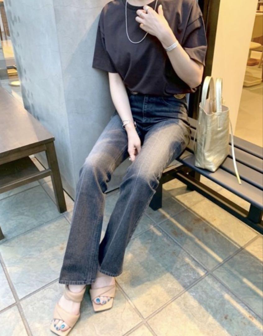【Excellent Condition】 Center Press Denim Pants