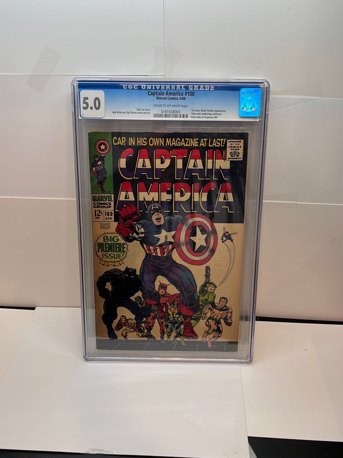 CAPTAIN AMERICA #100 CGC 5.0