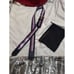 Bandolier purple black kimberley.Bella crossbody /belt/strap
