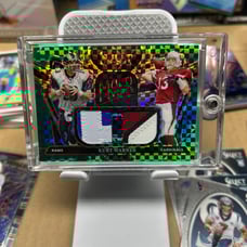 2023 Panini Select | Green Multiverse Dual Patch Kurt Warner 5/5!