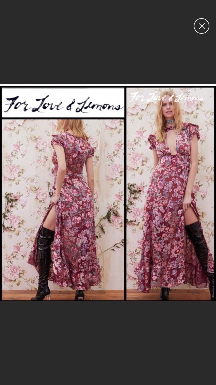 New For love and lemons dress