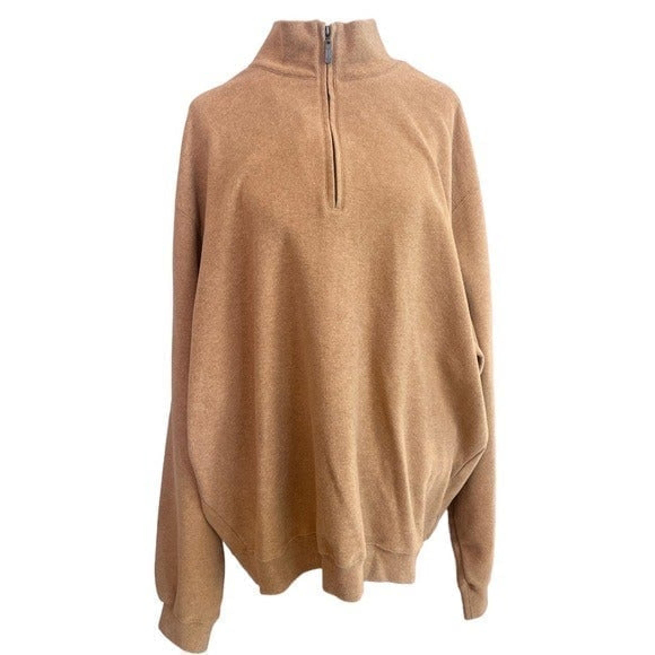 CARNOUSTIE golf - super soft 1/4 zip men’s pullover - 100% cotton - Size XL