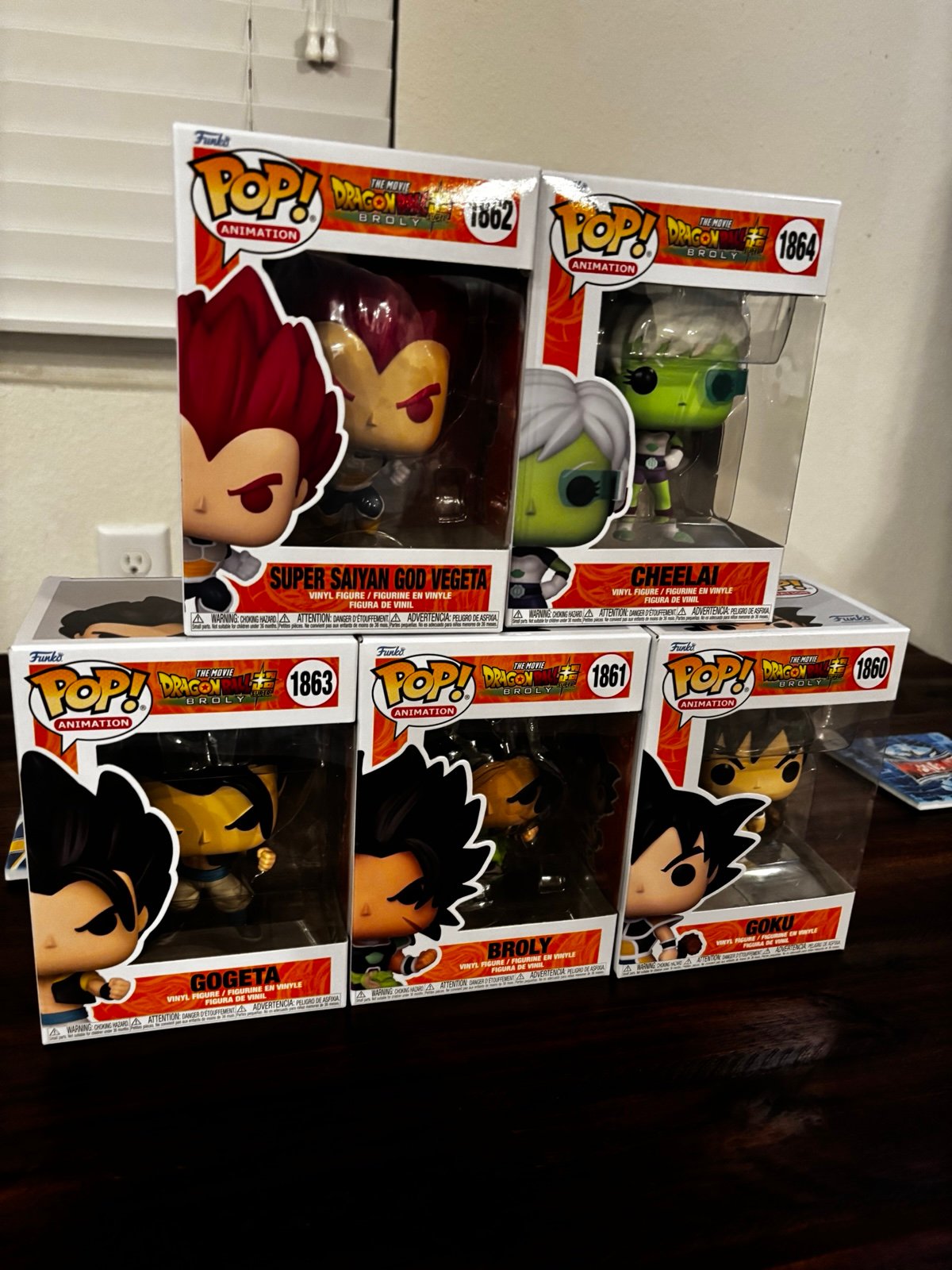 Funko Pop! Dragon Ball Super: – Complete Set of 5