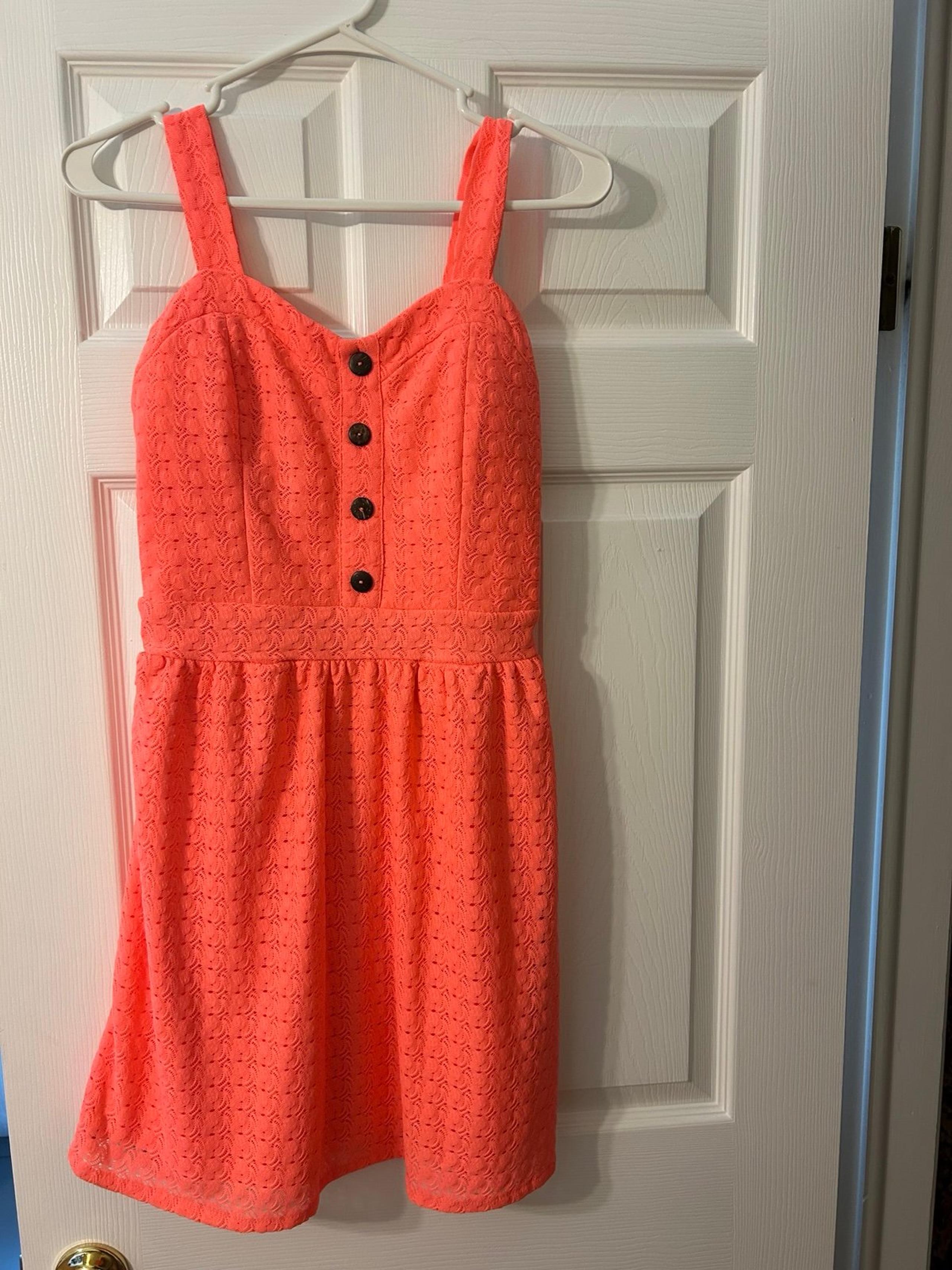 Choral Charlotte Russe Button-Front Sundress