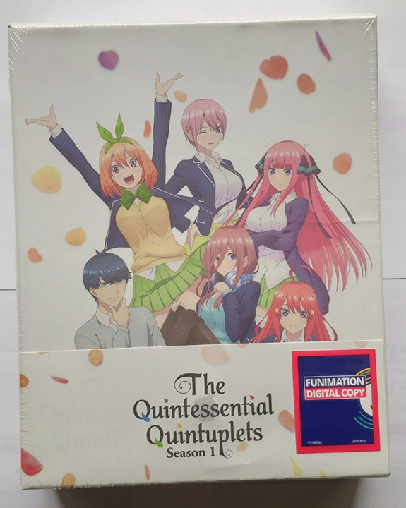 The Quintessential Quintuplets Season 1 Limited Edition Blu-ray from Funimation