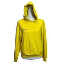 Pangaia 365 Organic Cotton Hoodie Sweater Saffron Yellow Women’s Size XS