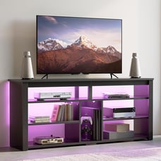 LED Tall TV Stand, Entertainment Center for 55/60/65 inch TV