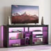 LED Tall TV Stand, Entertainment Center for 55/60/65 inch TV