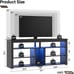 LED Tall TV Stand, Entertainment Center for 55/60/65 inch TV