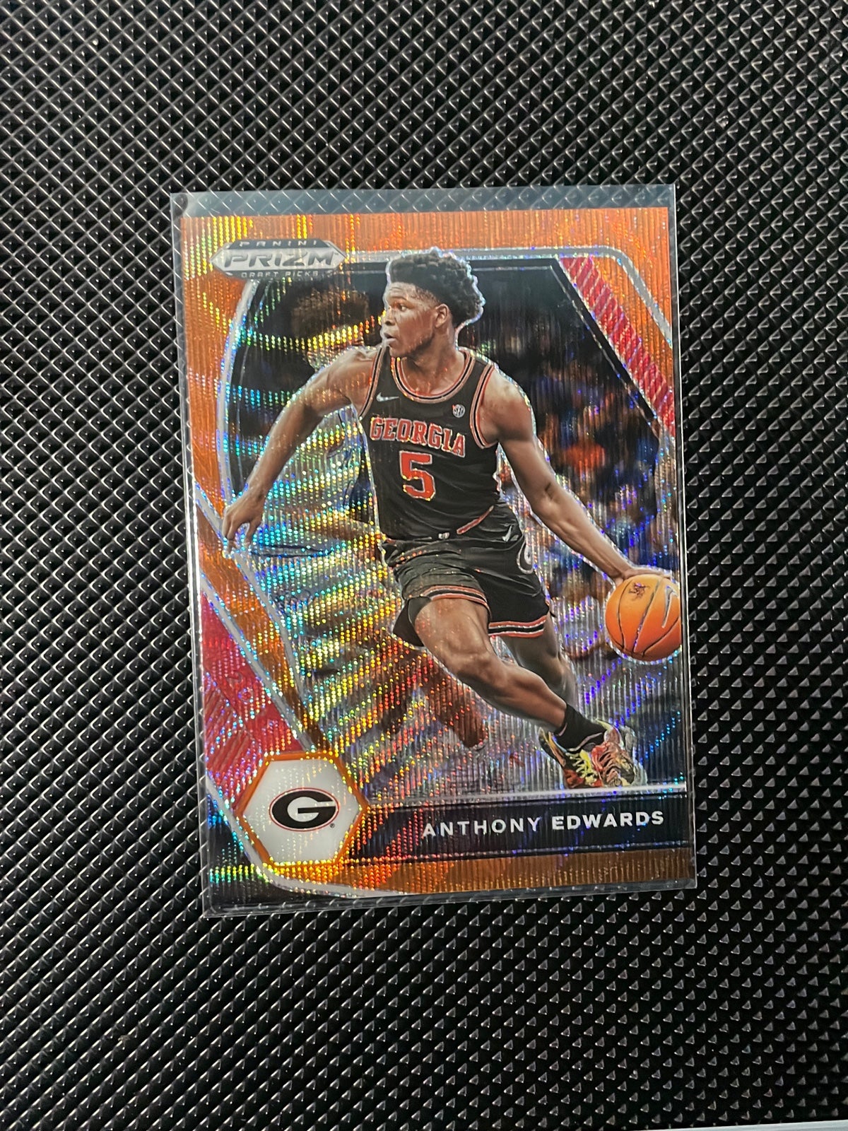 Anthony Edwards Prizm Orange Pulsar