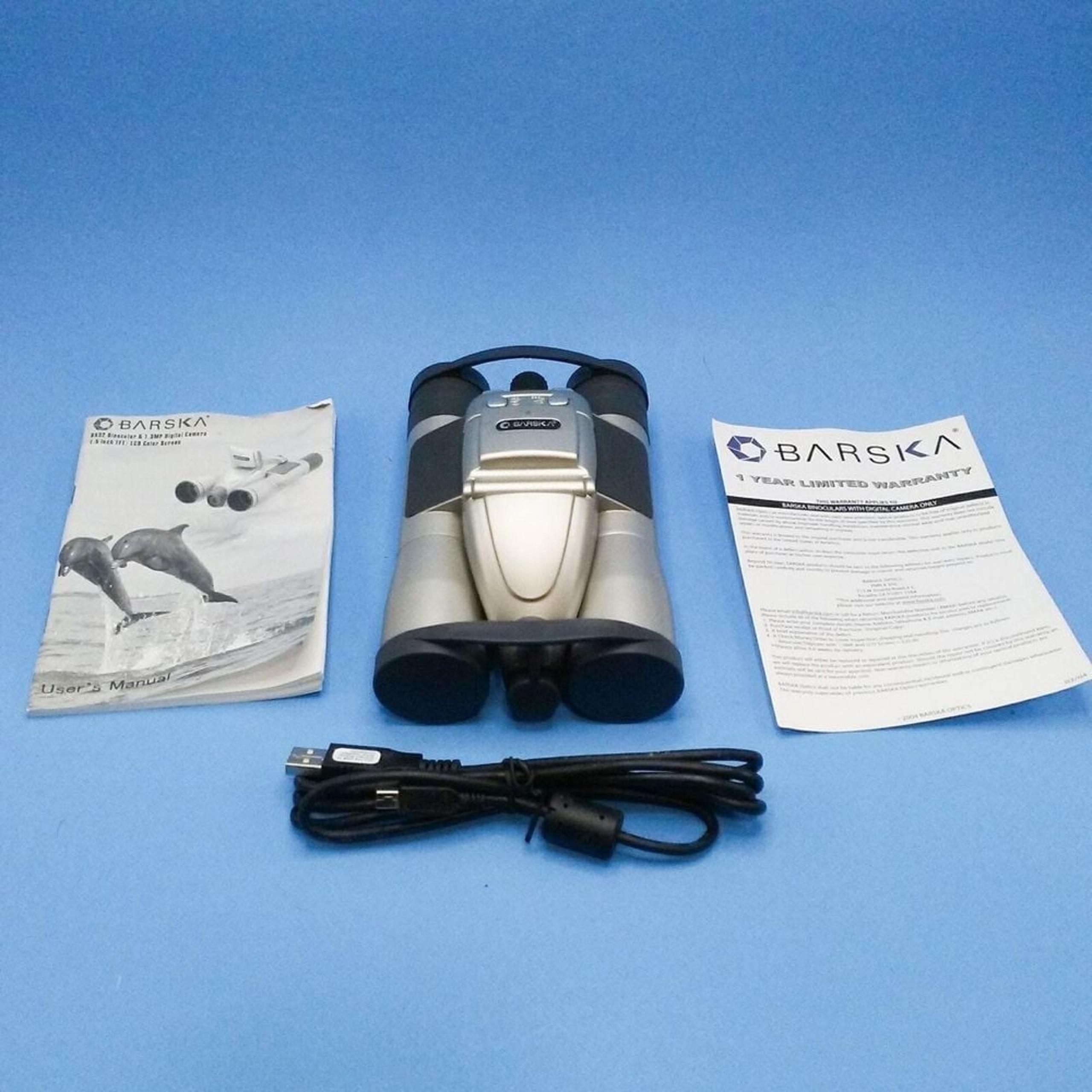 Barska 8x32 Binoculars with 1.3MP Digital Camera & LCD Screen USB, SD Card Slot