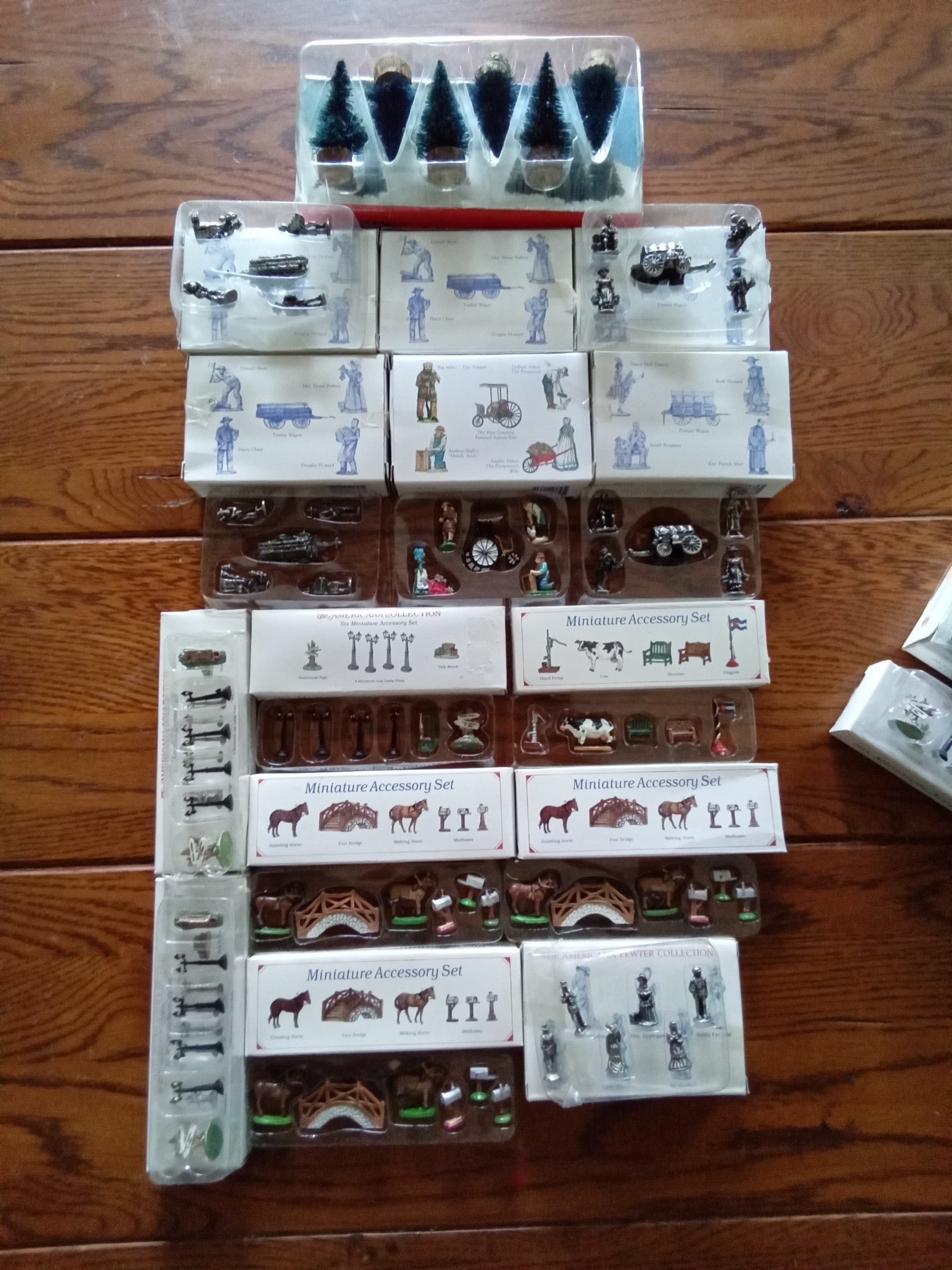 Liberty Falls Americana Pewter, Miniature Collection Train Hobbyist
