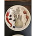 Williams Sonoma Set/4 Decorative Individua Pasta Plates 9-1/2 x 1-3/4 VTG Foods