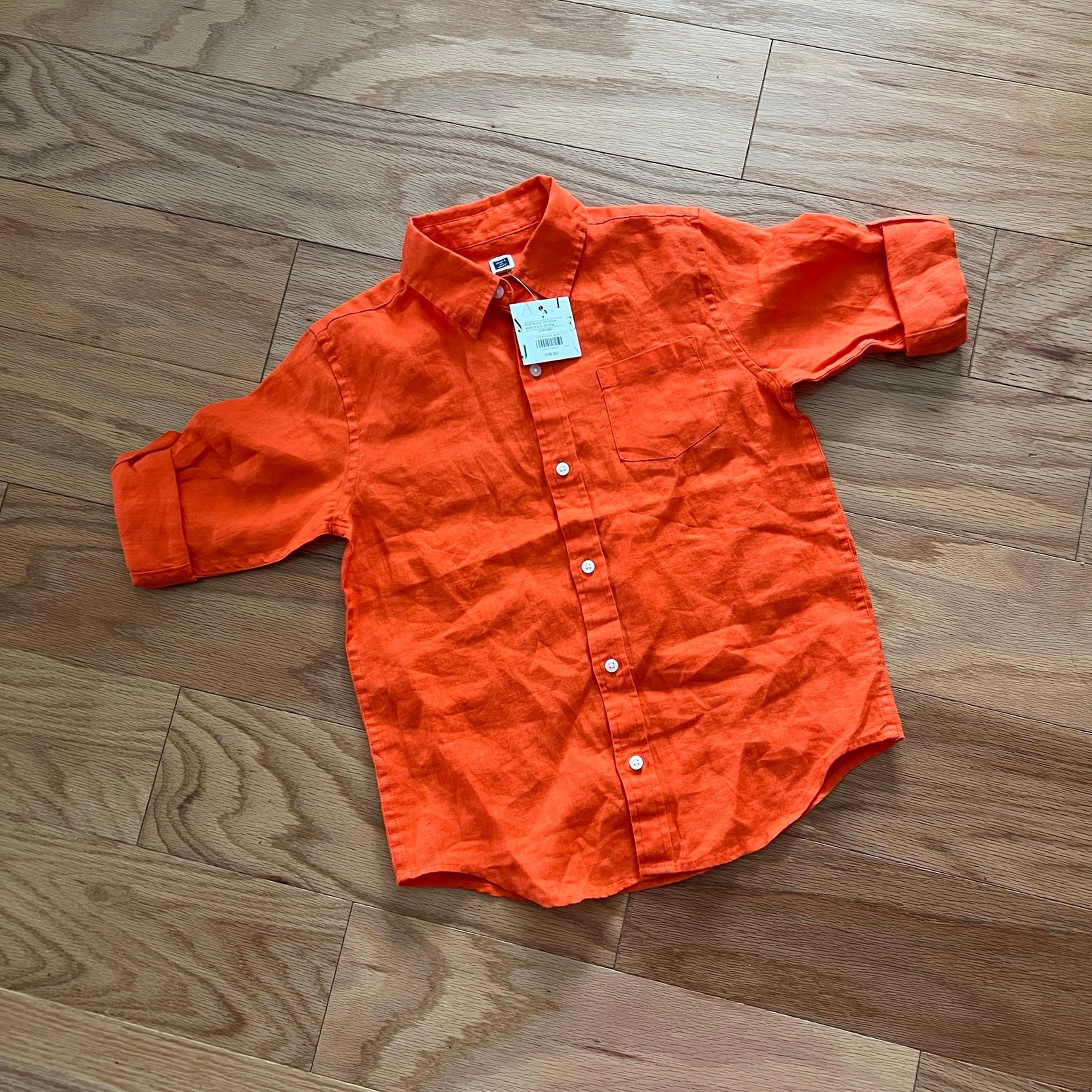 Boys Size 7 Shirt NEW - Janie and Jack