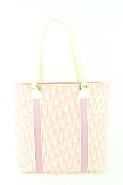 DIOR PINK MONOGRAM CLEAR TOTE BAG – LYUU