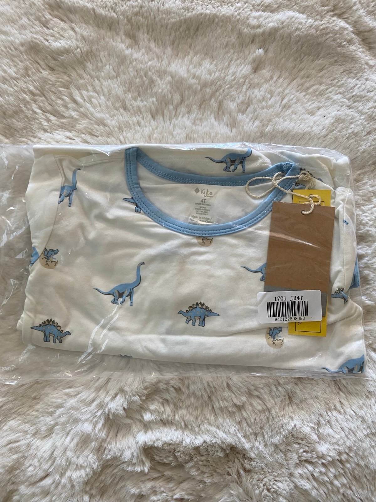 Kyte Baby Long Sleeve Toddler Pajamas in Jurassic 4T
