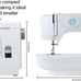 M1000.662 Sewing Machine - 32 Stitch Applications