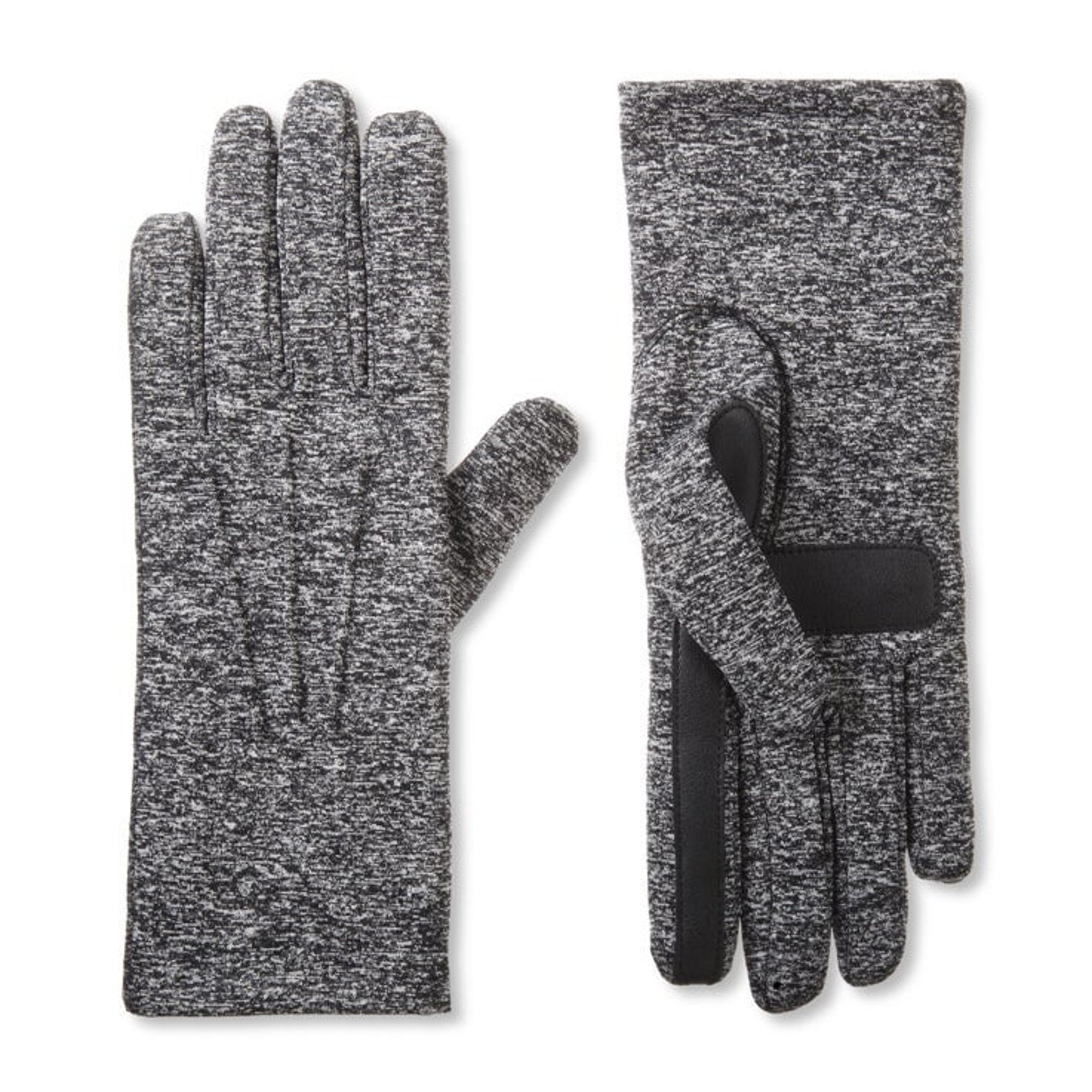 Isotoner Women's smartDRI Lined Water Repellent Spandex Touchscreen Gloves NWT