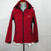 Scandinavian Explorer Red Lightweight Removable Hood Jacket Size Medium Full Zip
