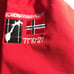Scandinavian Explorer Red Lightweight Removable Hood Jacket Size Medium Full Zip