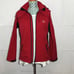 Scandinavian Explorer Red Lightweight Removable Hood Jacket Size Medium Full Zip