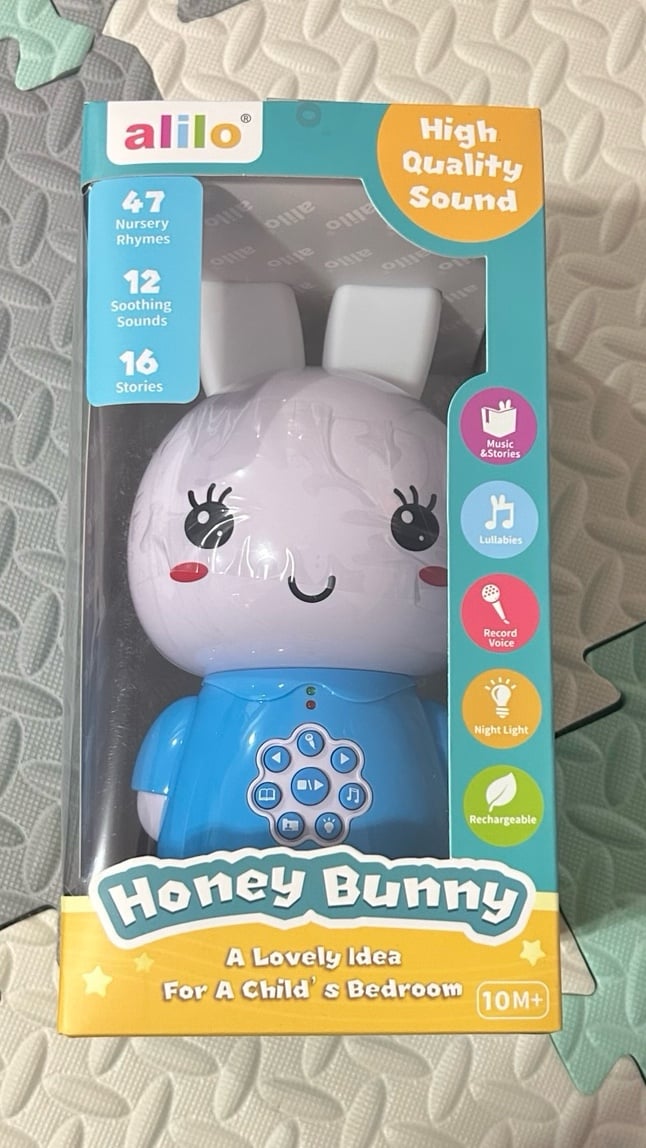 Alilo G6 Honey Bunny, Nursery Rhymes, Stories, Recording, Lullaby Baby Toy
