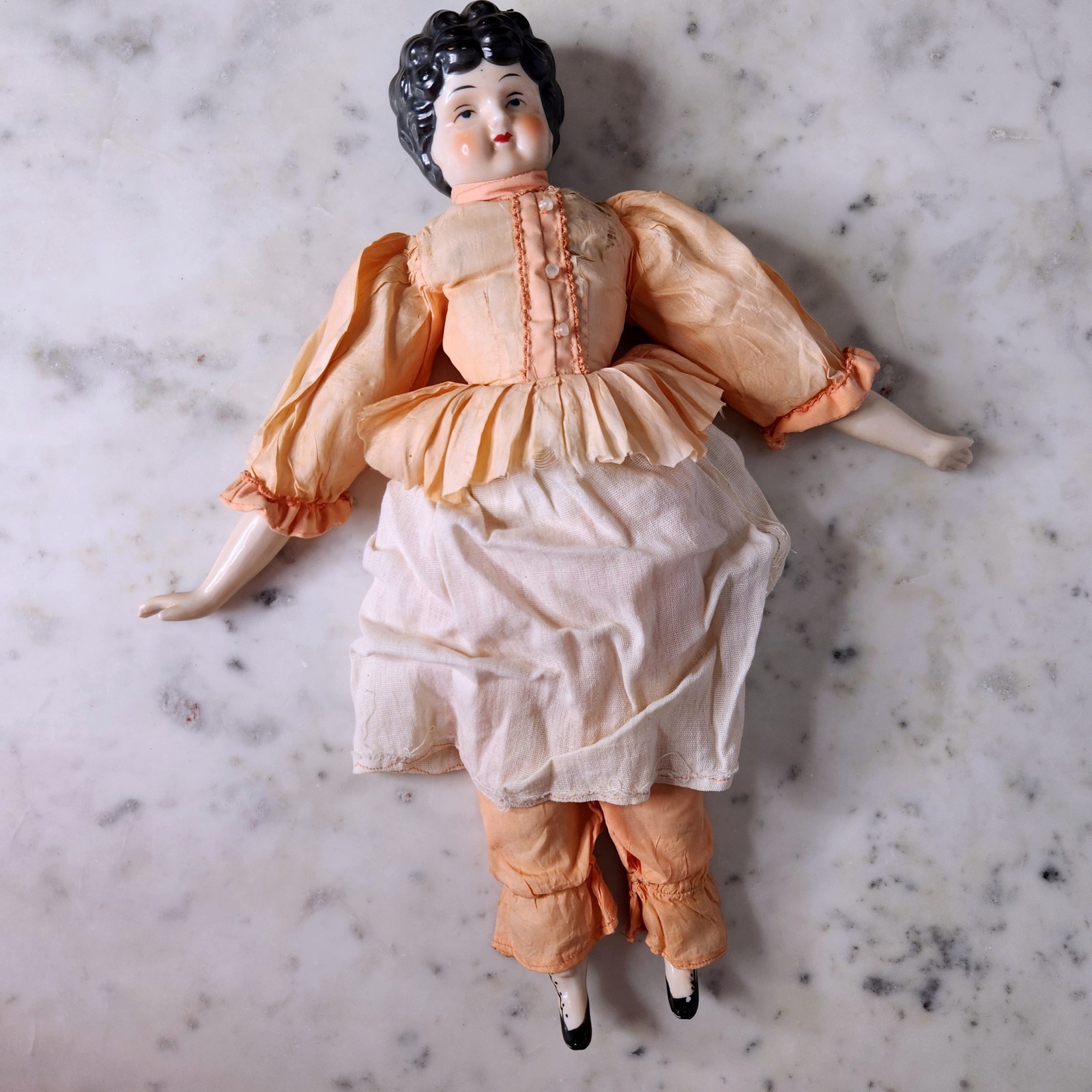 Antique China Doll Vintage 17 Doll Collectible Display Doll #5 Mold 1890s
