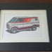 Dodge Street Van Drawing
