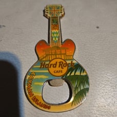 Hard Rock Cafe Bottle Opener Cayman Magnet