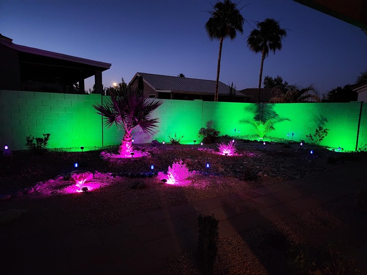 Solar Color Changing Lights Outdoor, Waterproof IP68 Solar Lights Outdoor