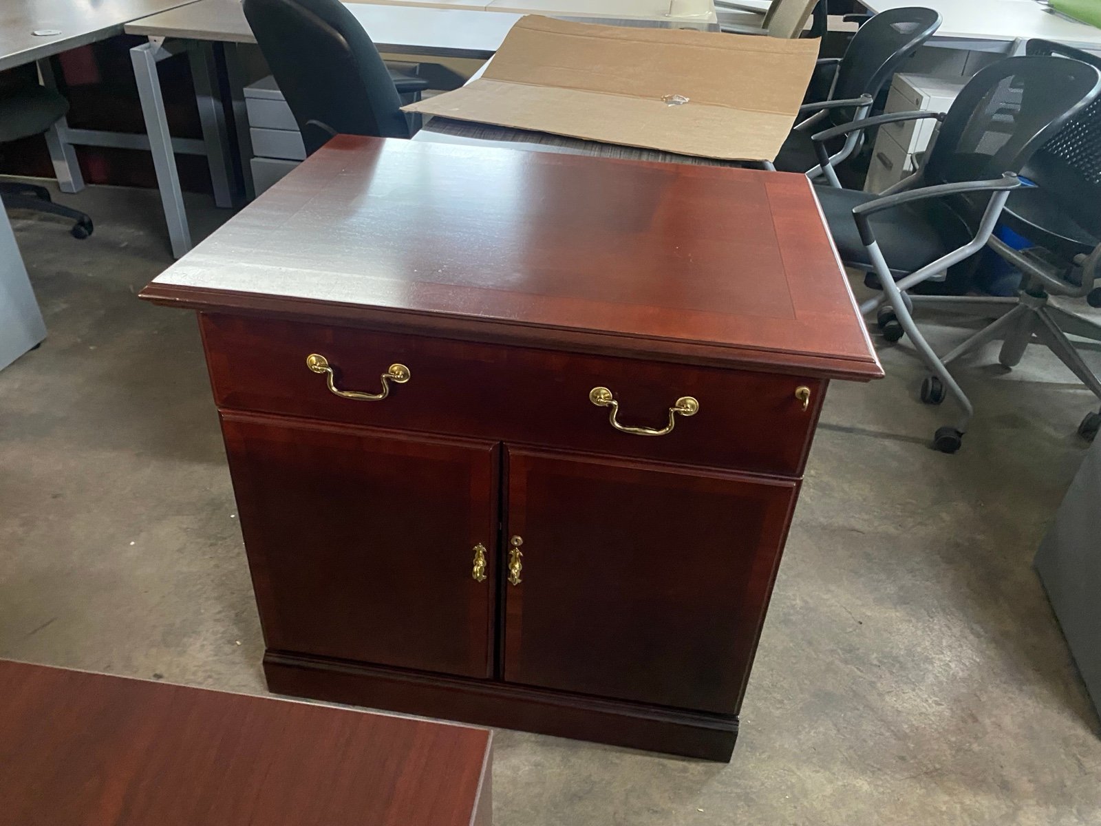 Wood cabinet