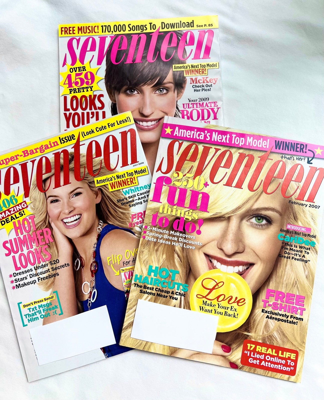 Seventeen Magazine 3-Pack | Caridee McKey Whitney | America’s Next Top Model