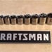 CRAFTSMAN 17pc LOT 3/8 Drive 6 point METRIC socket set