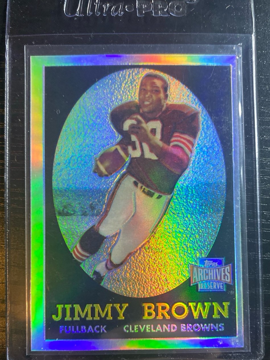 2001 Jimmy Brown Topps archives Reserve RC #62