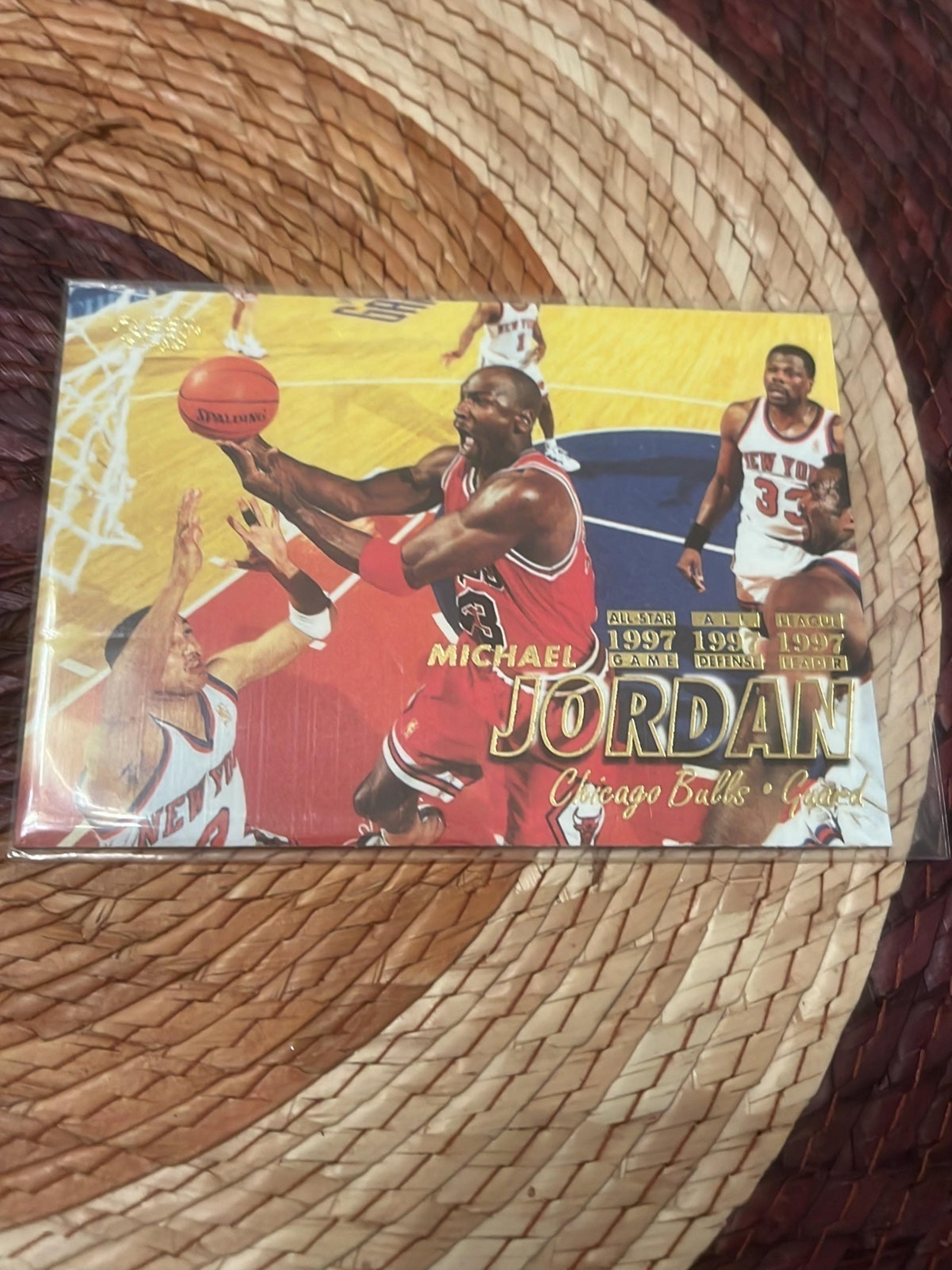 Michael Jordan card 1997 fleer Michael Jordan Chicago