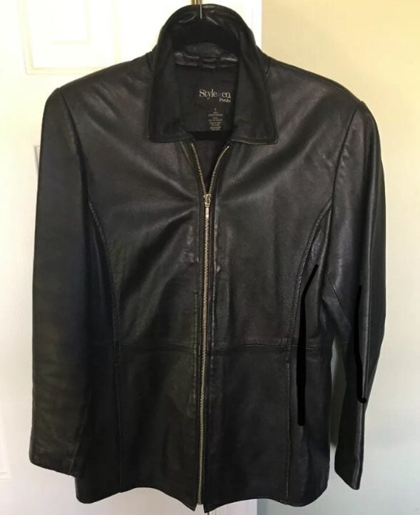 leather jacket women
