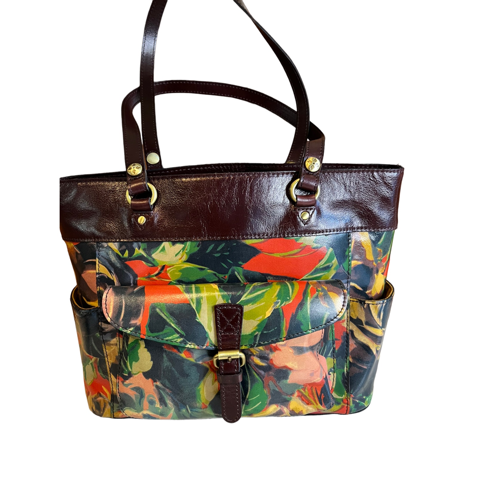 Patricia Nash Bolsena Top Handle Bag Floral Print
