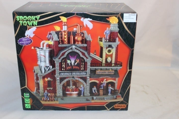 Lemax Spooky Town Animated Evil Spirits Whiskey Distillery - NIB NRFB HTF