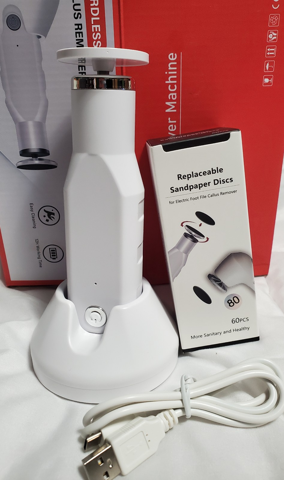 Cordless Callus Remover Machine