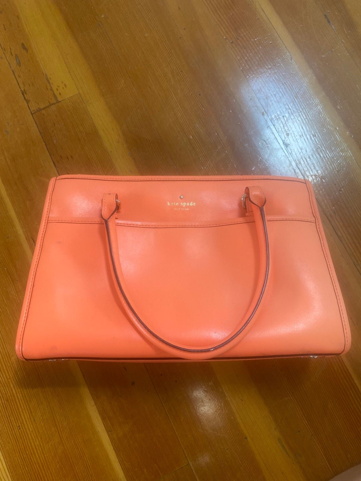 Kate spade New York coral pink shoulder handbag