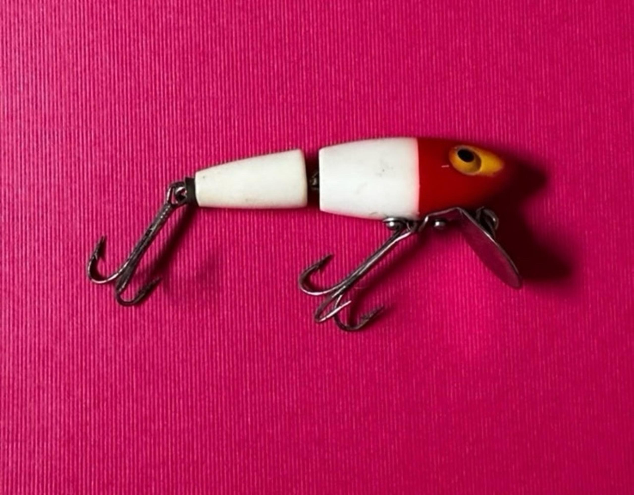 Vintage Wright & McGill Jointed Miracle Minnow Fishing Lure